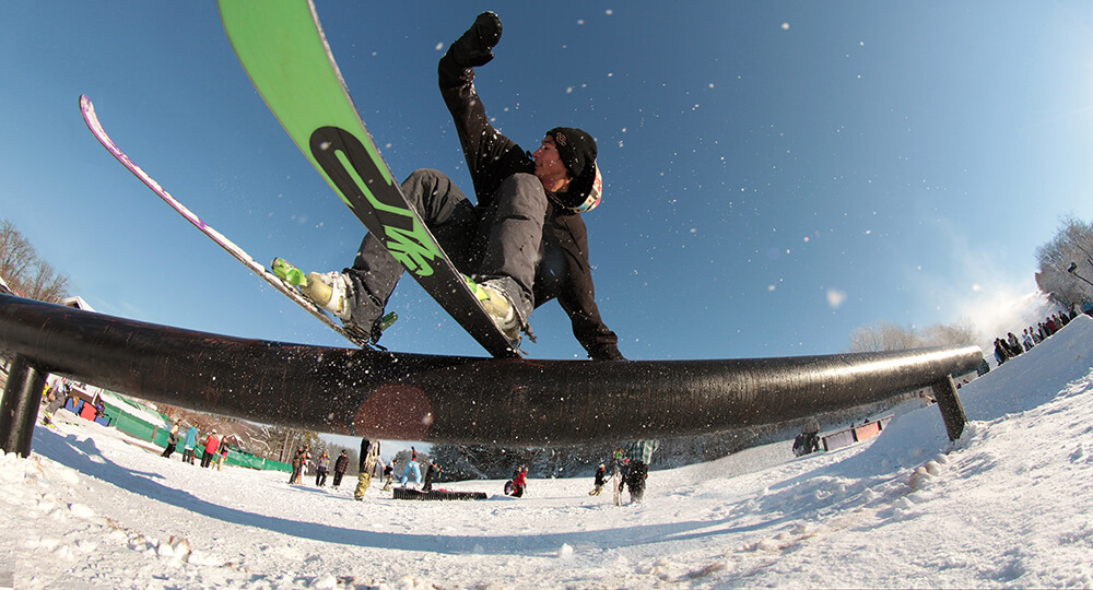 Seth sliding tube at Tyrol Basin